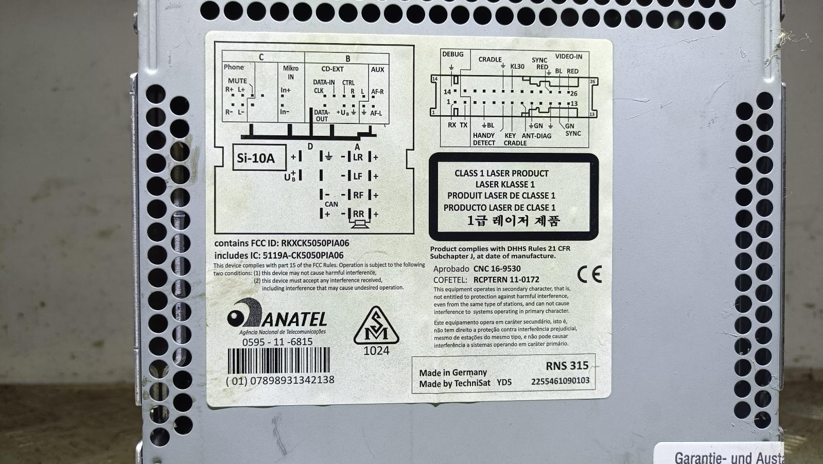 View Auto part Radio/Cd/Dvd/Sat/Tv Skoda Yeti 2015