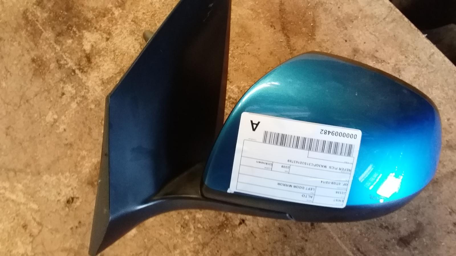 2009 Suzuki Alto Left Door Mirror View Auto part Left Door Mirror Suzuki Alto 2009