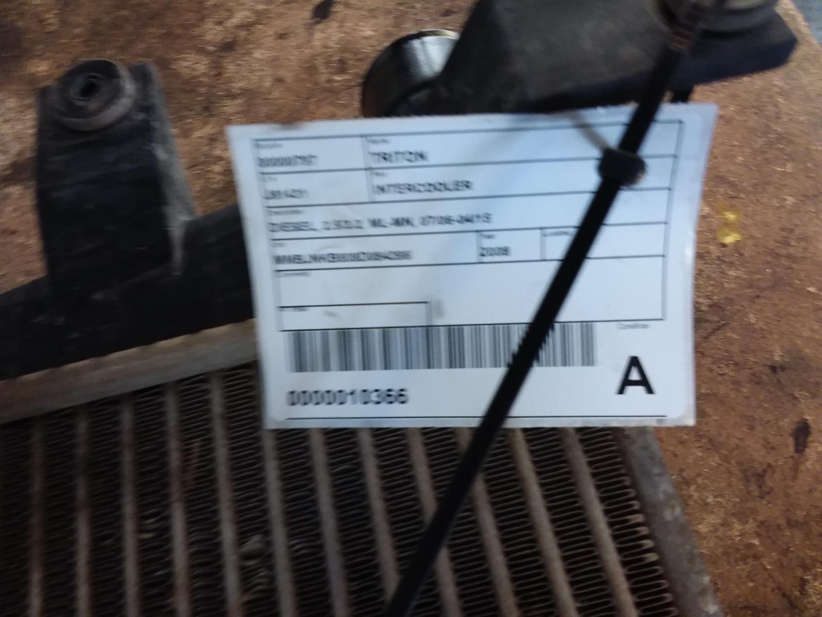 View Auto part Intercooler Mitsubishi Triton 2008