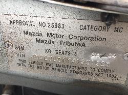 View Auto part Roof Rack/Bars Mazda Tribute 2004
