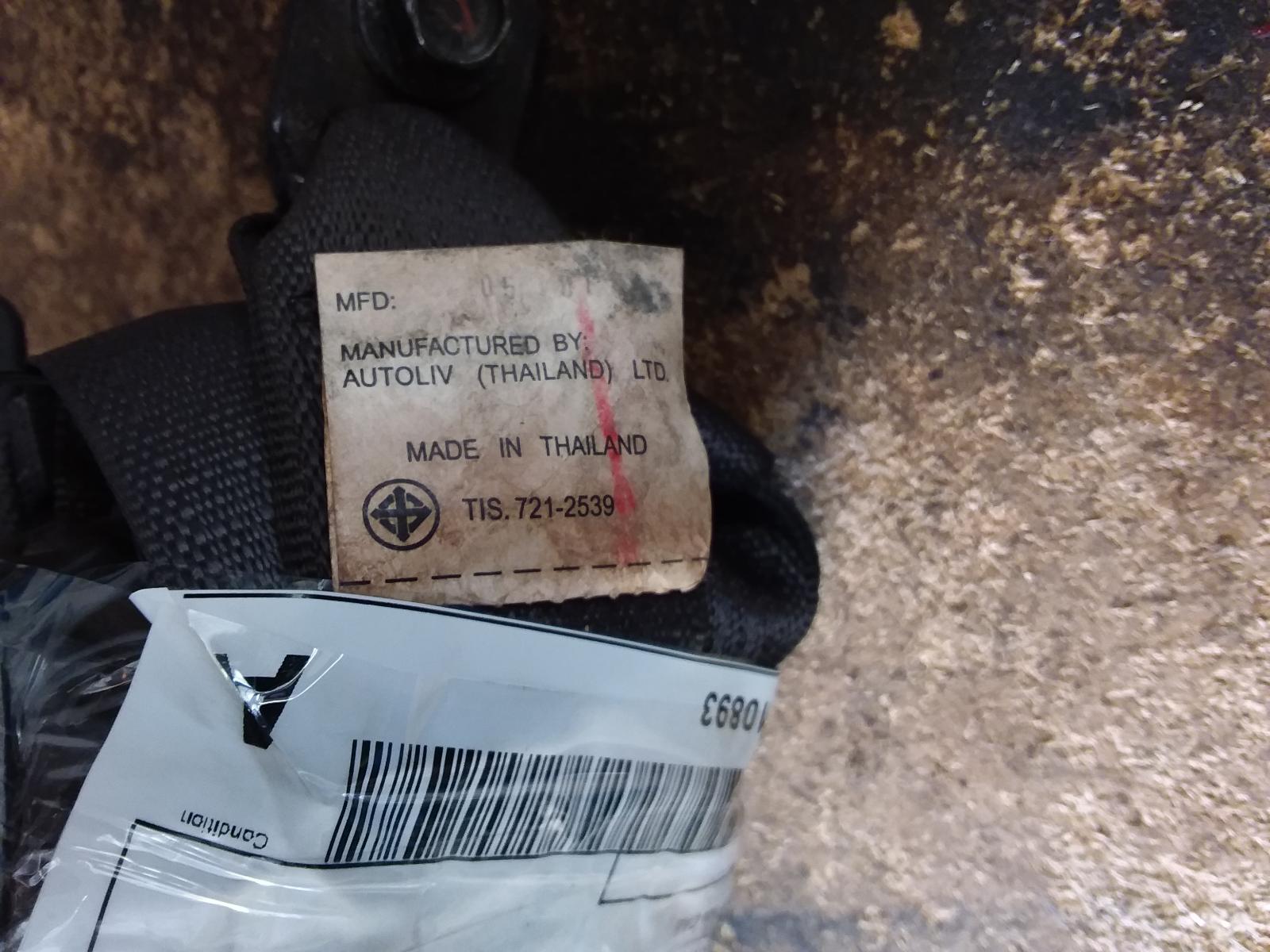 View Auto part Seatbelt/Stalk Isuzu Dmax 2011