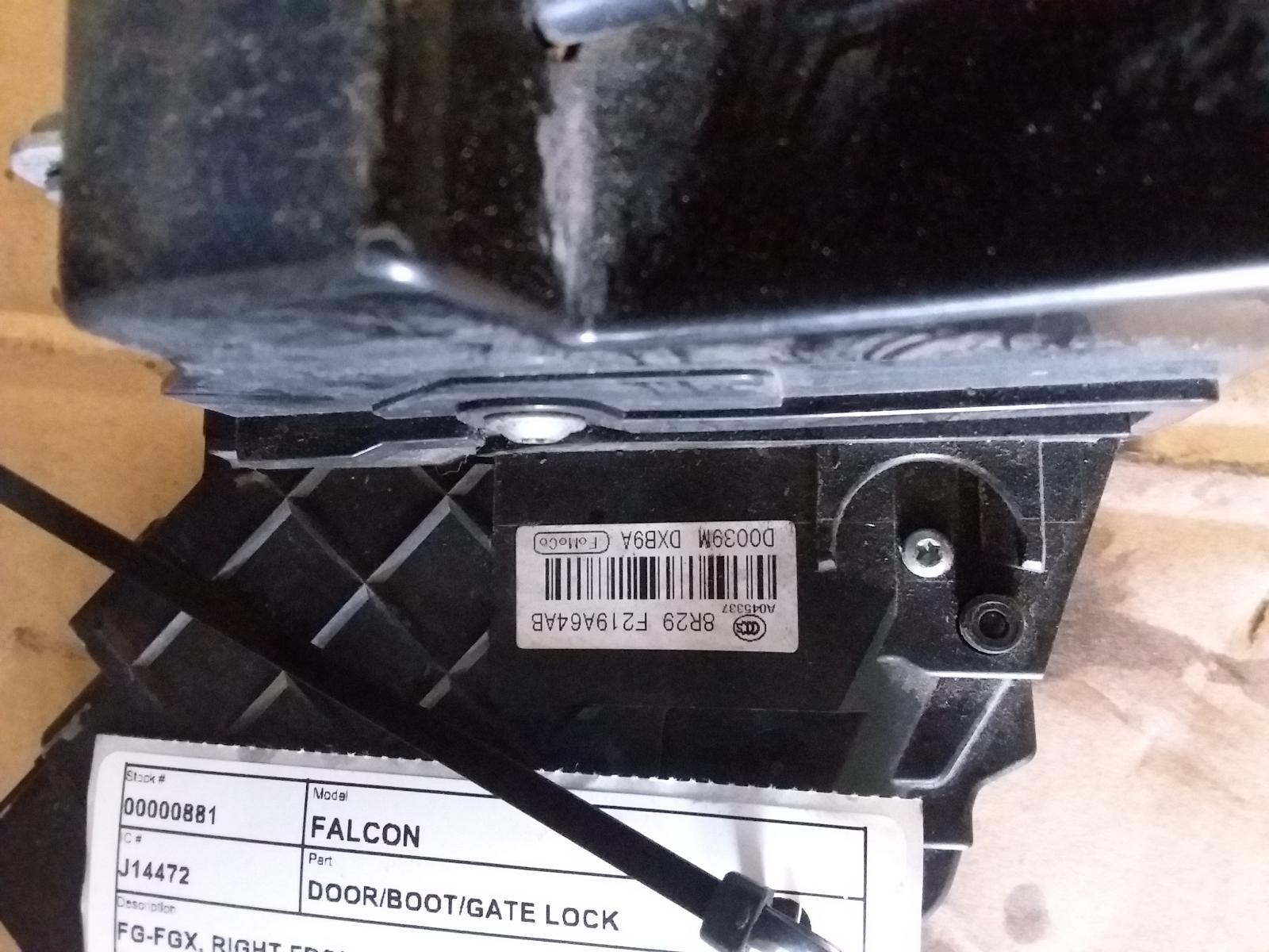 2009 Ford Falcon Door/Boot/Gate Lock View Auto part Door/Boot/Gate Lock Ford Falcon 2009