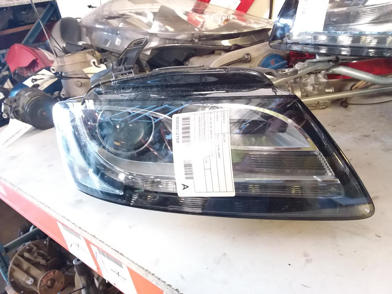 2011 Audi A5 Right Headlamp View Auto part Right Headlamp Audi A5 2011