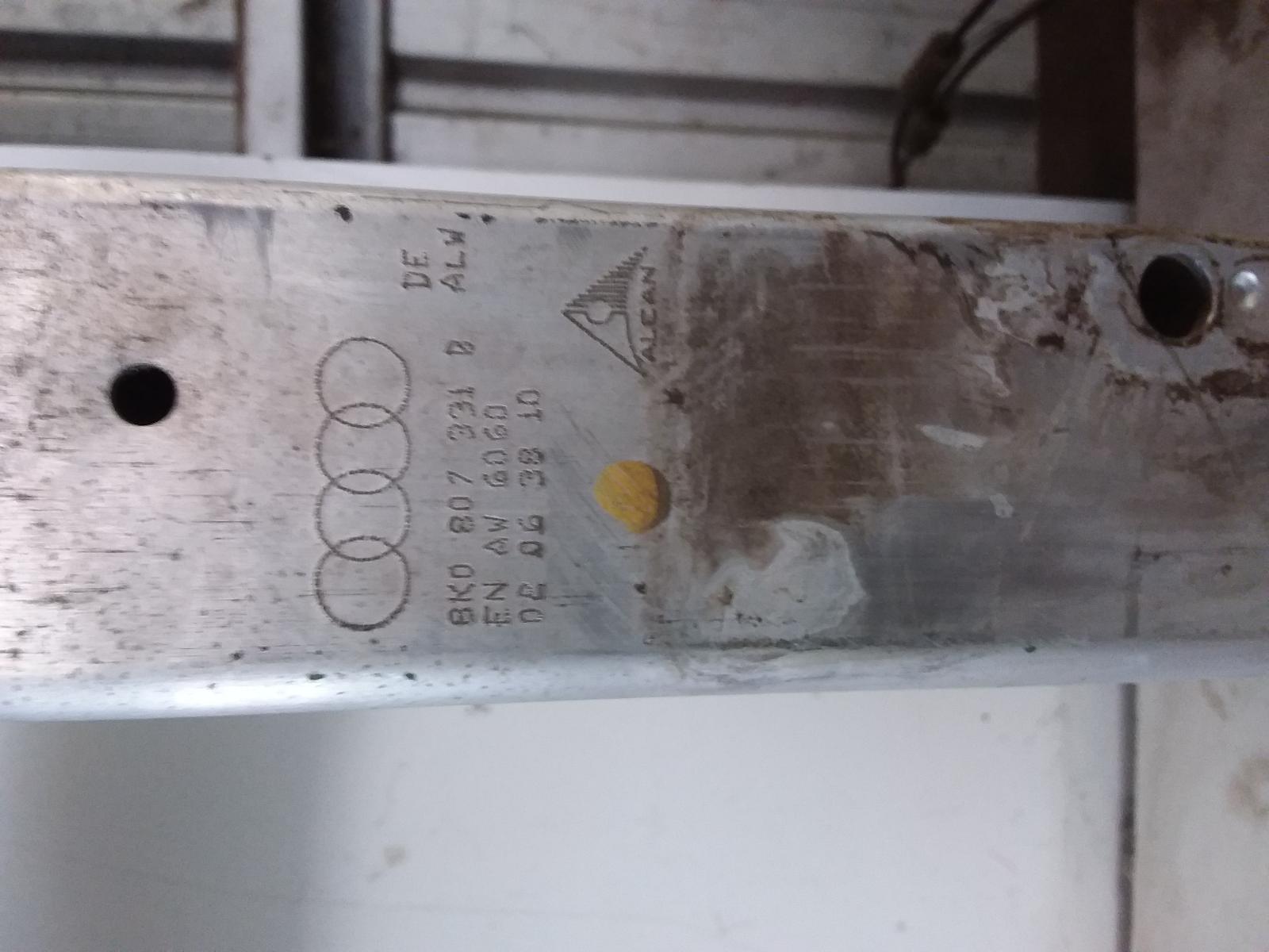 View Auto part R/Bar Bracket/Reinfo Audi A5 2011
