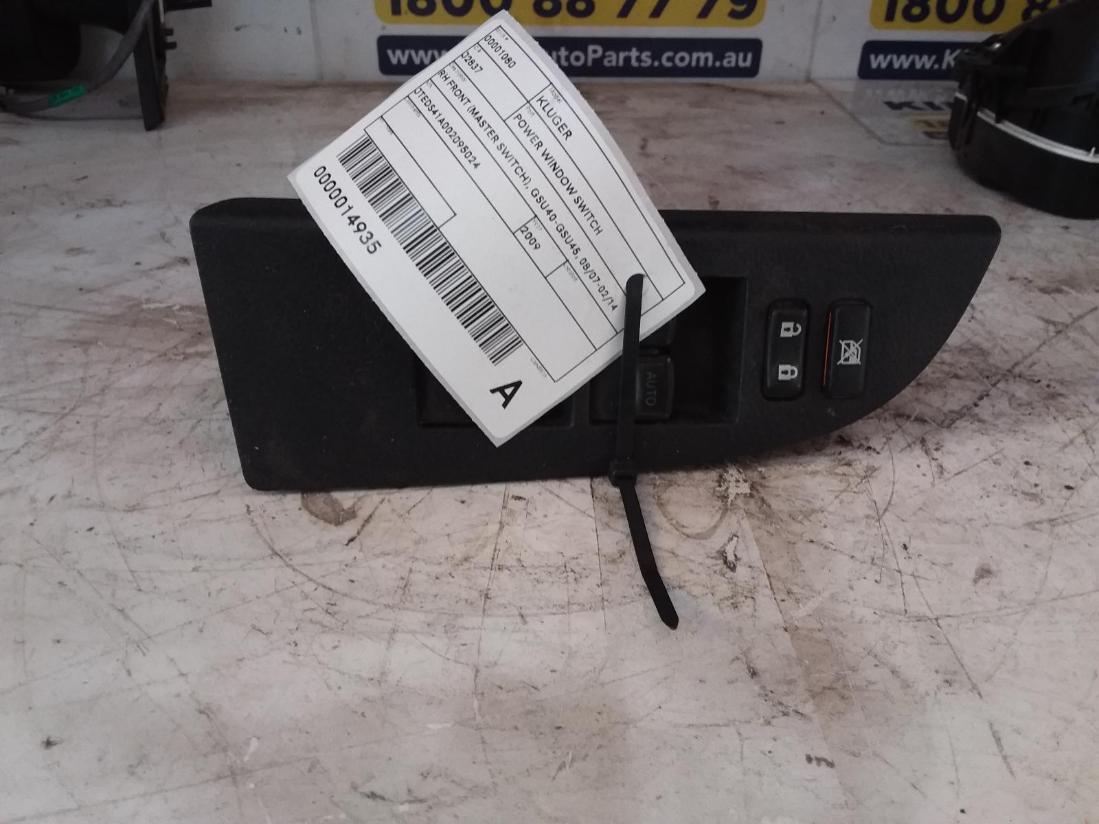 View Auto part Pwr Dr Wind Switch Toyota Kluger 2009