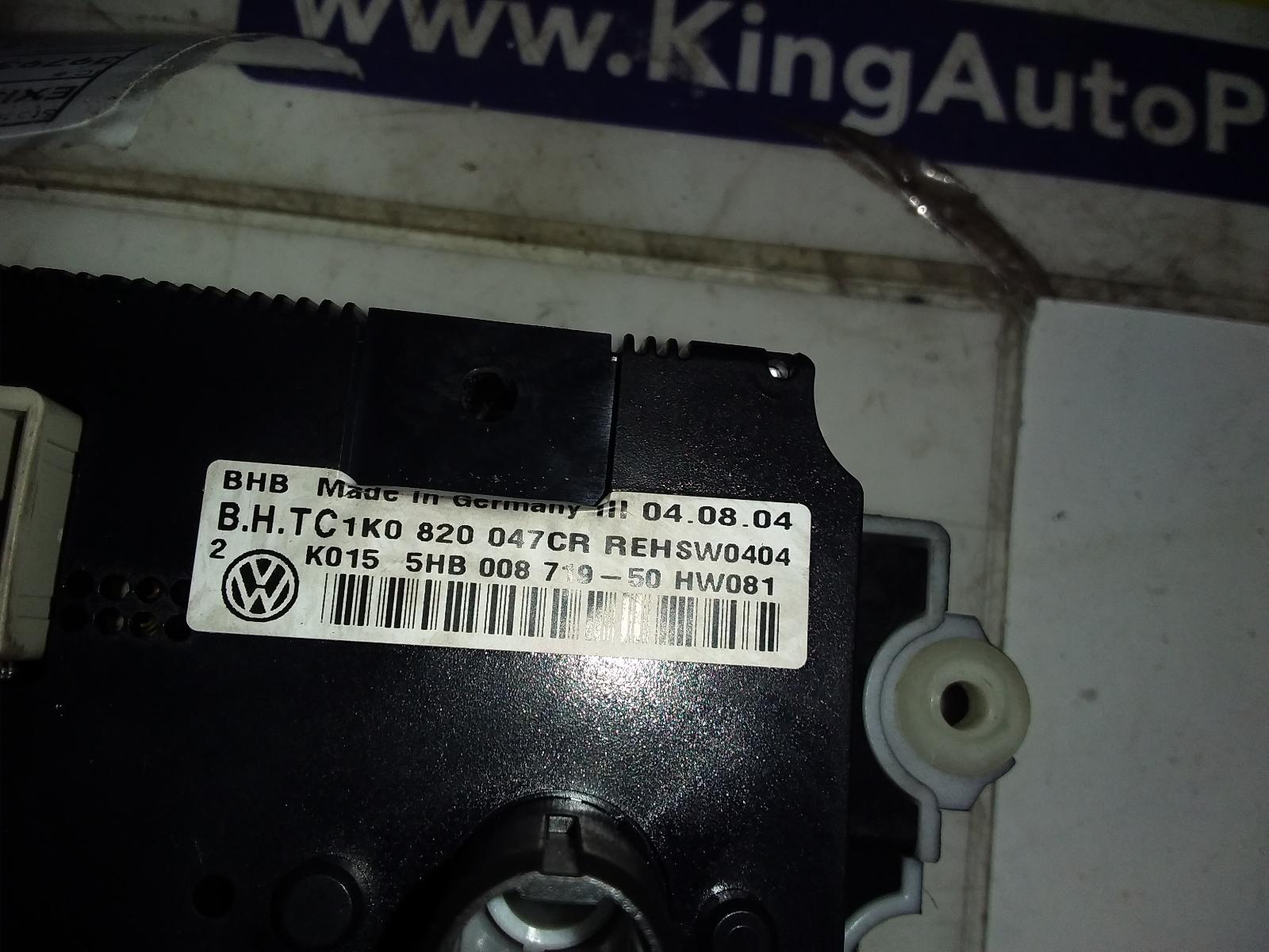 2005 Volkswagen Golf Heater/Ac Controls View Auto part Heater/Ac Controls Volkswagen Golf 2005