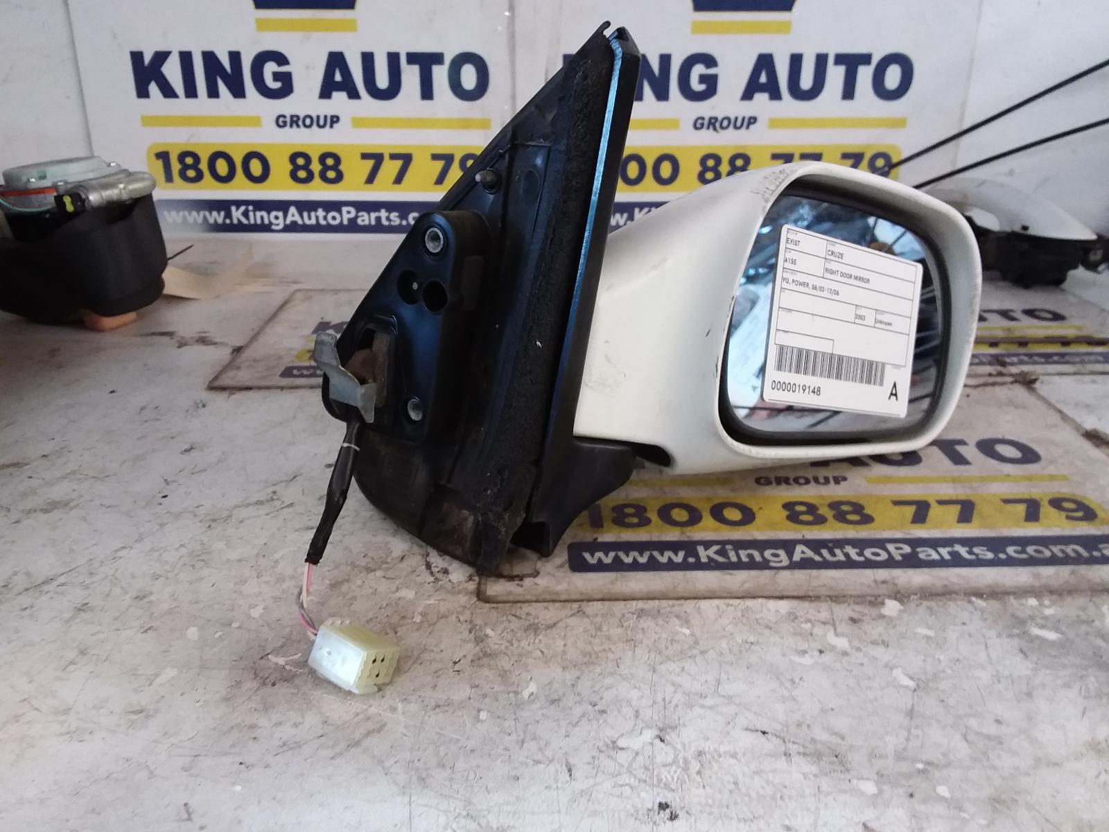2003 Holden Cruze Right Door Mirror View Auto part Right Door Mirror Holden Cruze 2003