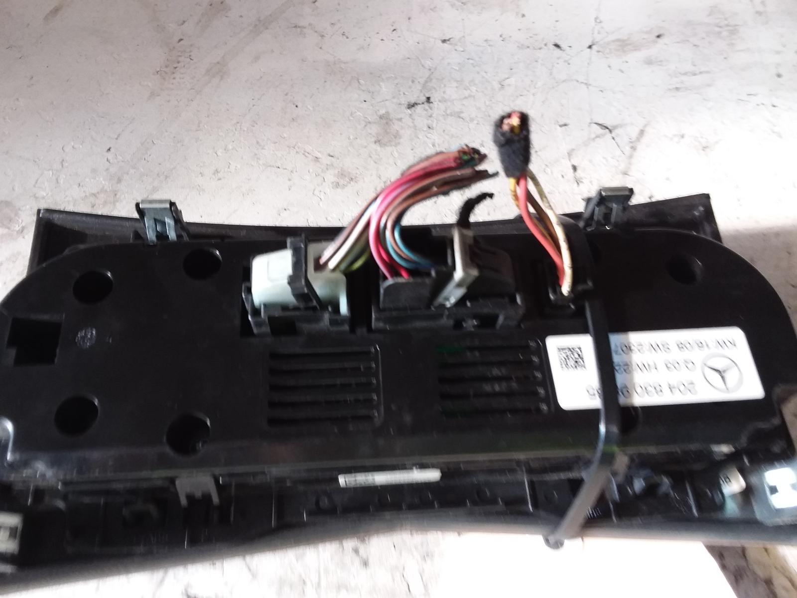 View Auto part Heater/Ac Controls Mercedes C Class 2008